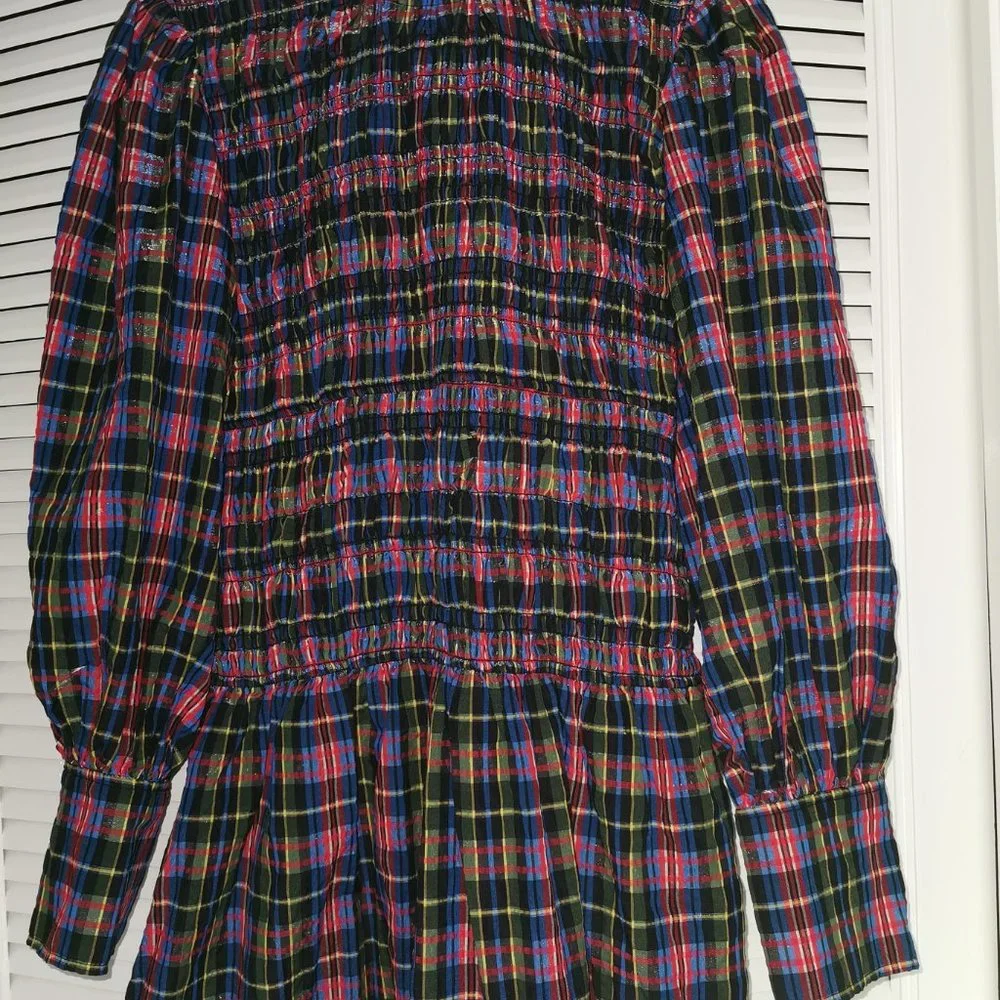 Ganni smocked midi dress SIZE IS EUROPEAN 40 - Picture 9 of 14
